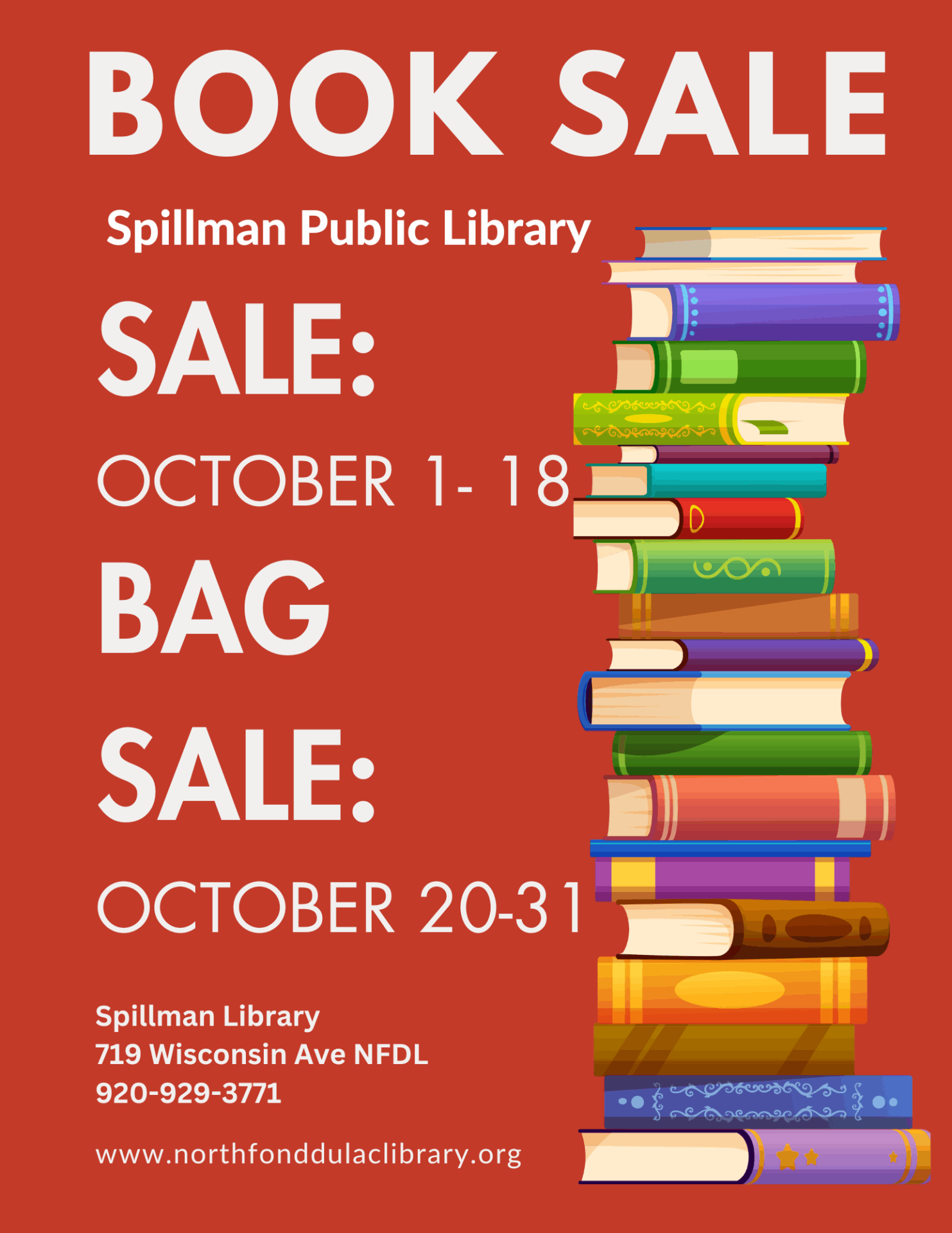 Spillman Library's 2025 October Book Sale