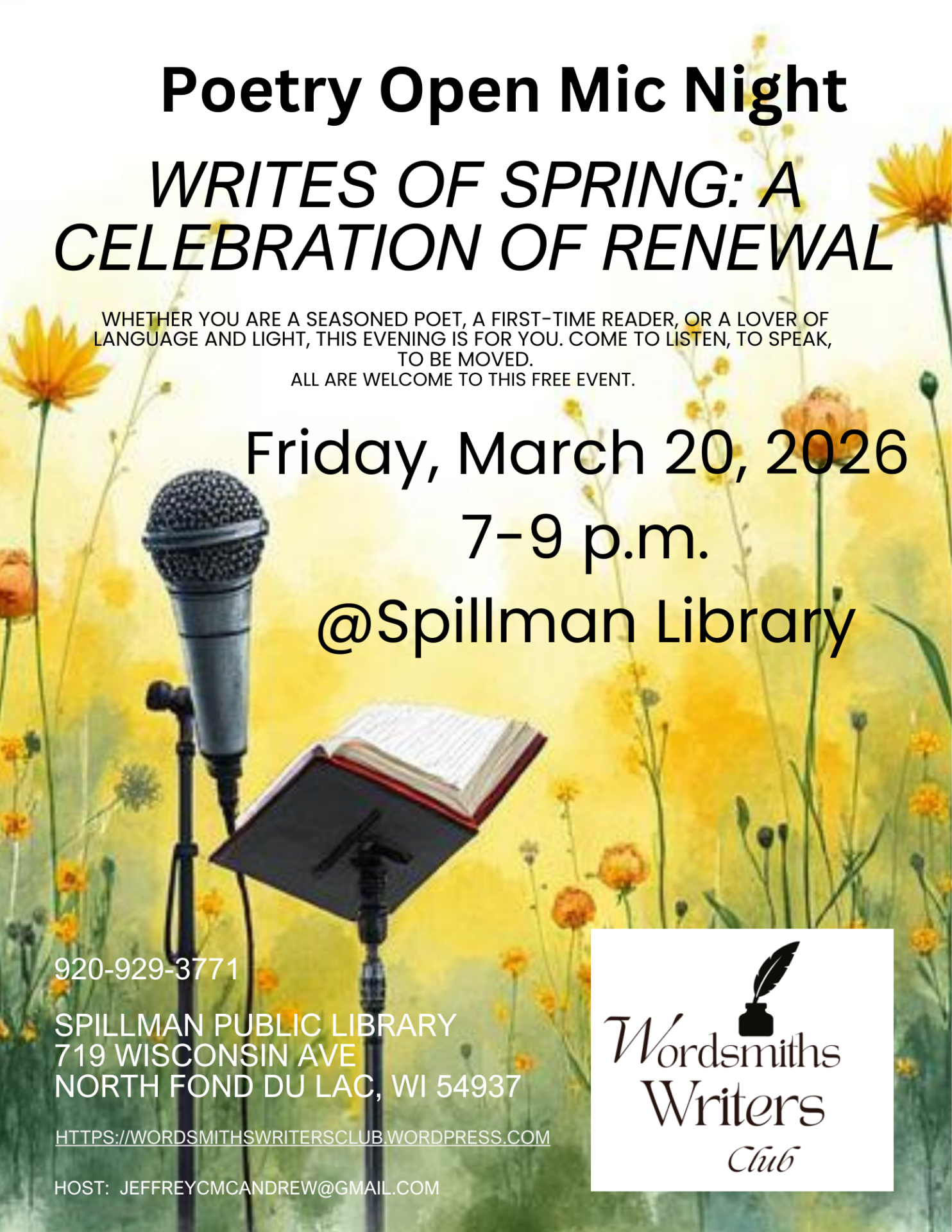 Wordsmith Writer's Club Meetings